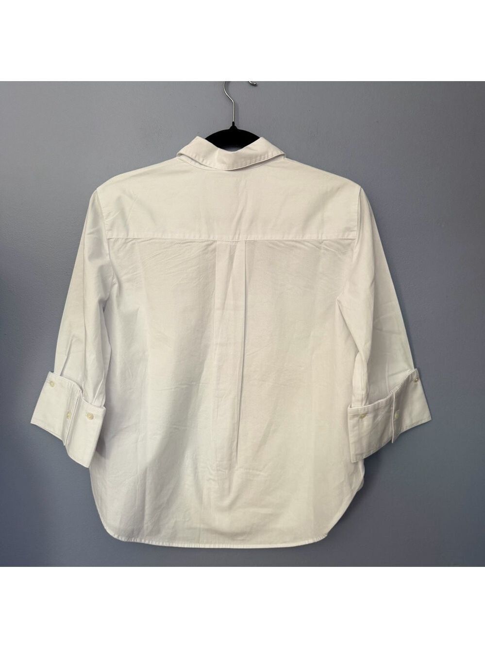 Madewell Oversized Oxford Cotton Button-Up Shirt Size XS NWT - Picture 10 of 15